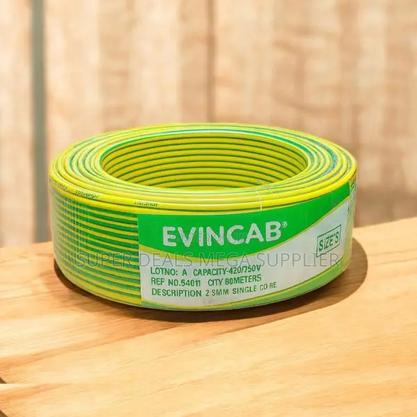 Evin Strong Build Yellow Green 2.5mm Moisture Resistant Wiring Cable