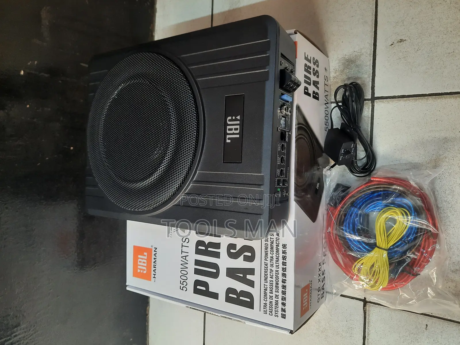 JBL Basspro Nano Underseat Powered Car Subwoofer 5500w