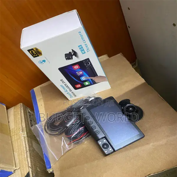 C12 Touch Screen Dash Camera – 3-Channel Vehicle Recorder