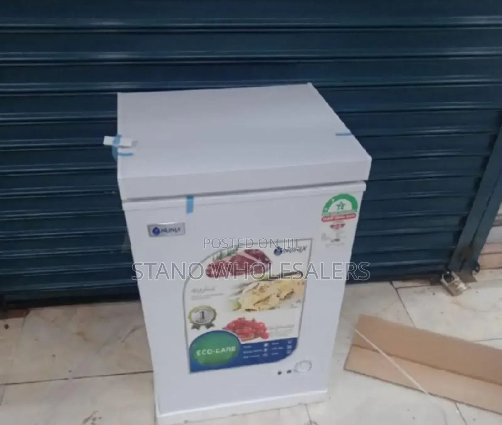 Pure Colour White -Nunix 100l Freezer