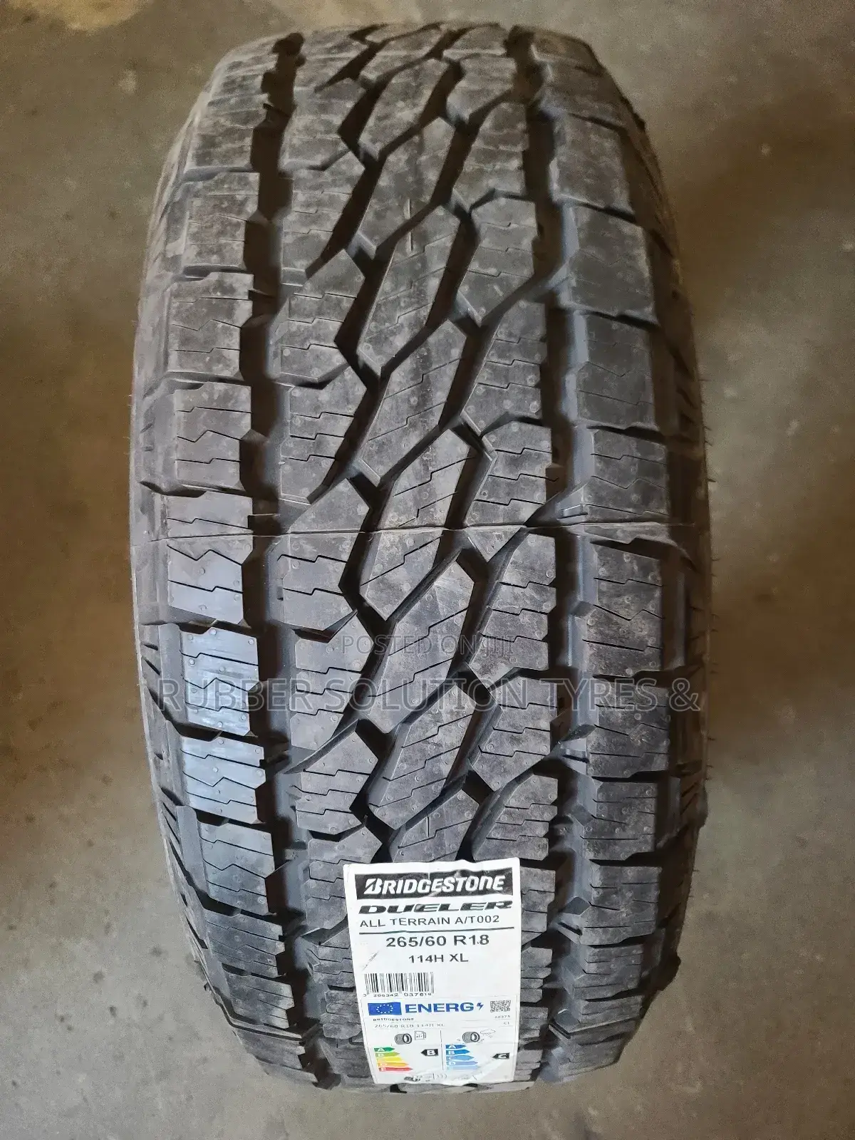 265/60 R18 Bridgestone Tyres Dueler a/T002 All Terrain