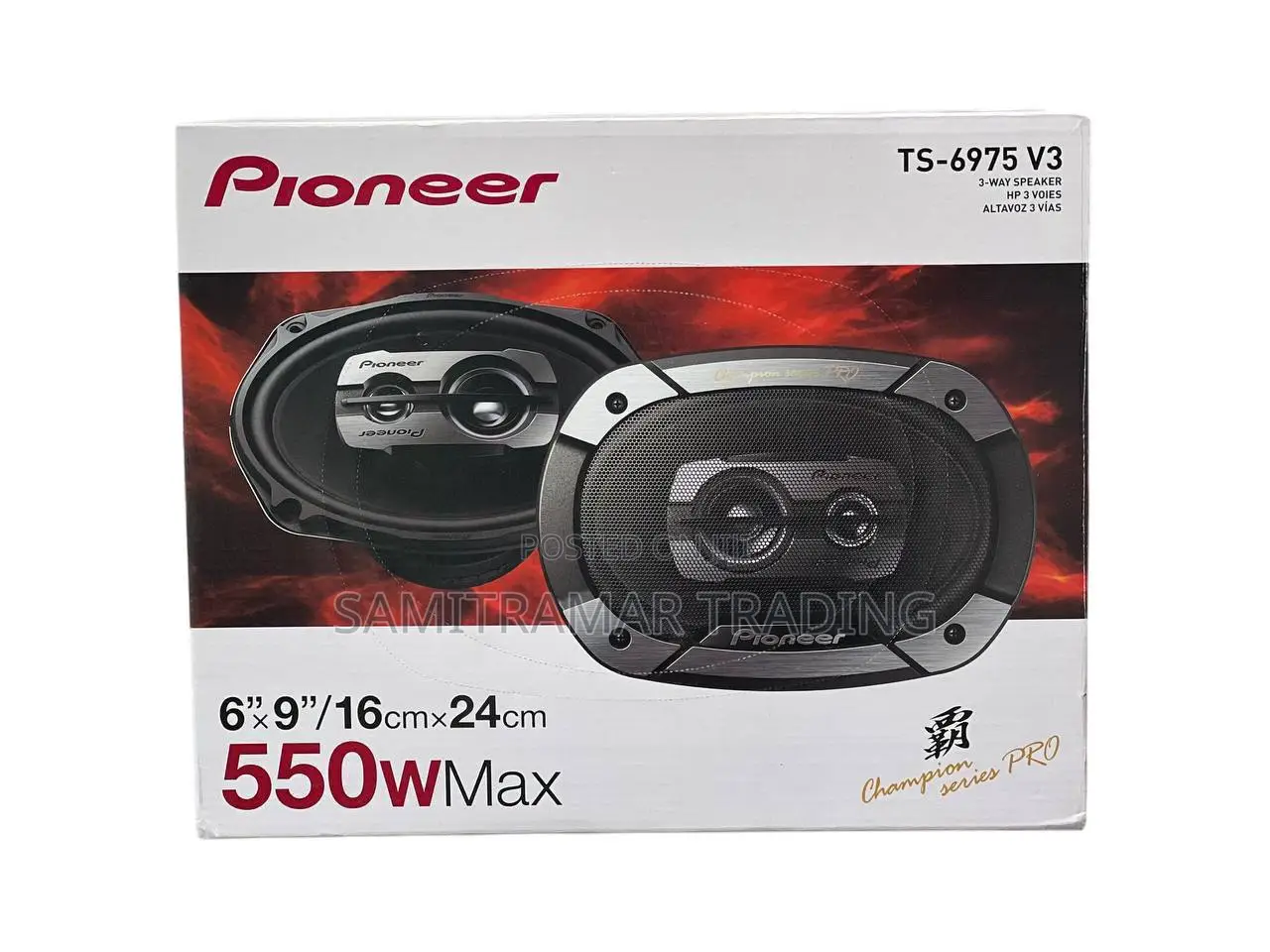 Ts-6975v3 Pioneer 6" X 9" 3-Way Champion Pro Series Speakers 550w Max