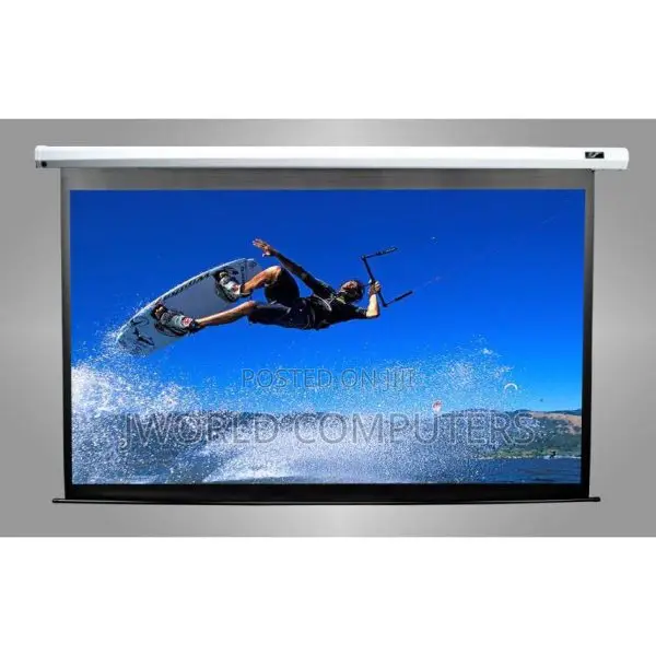Auto Electric Projector Screen 243 X 243 Cm (96 by 96 Inches)