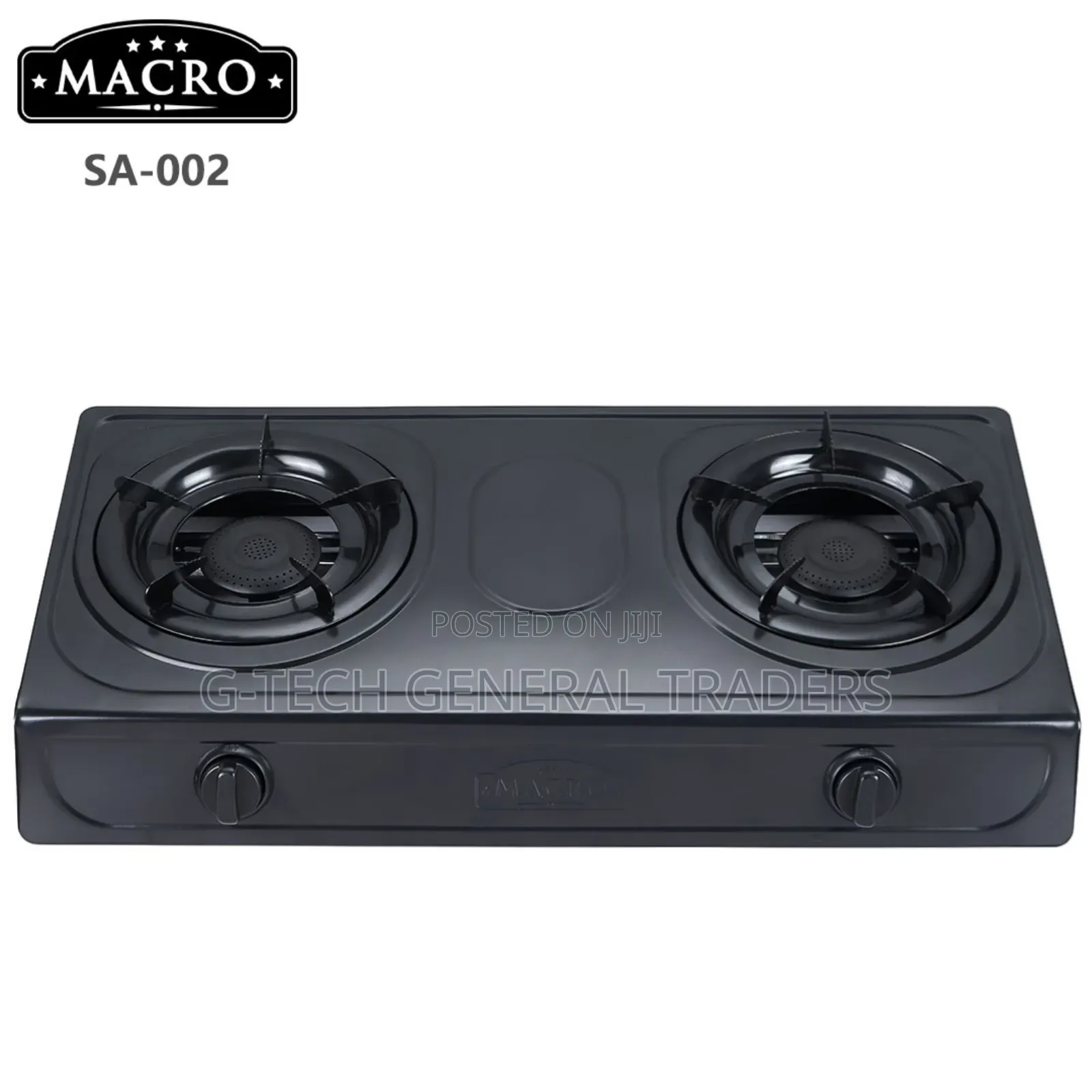 Macro 2burner Stainless Steel Auto Ignition Table Top Burner