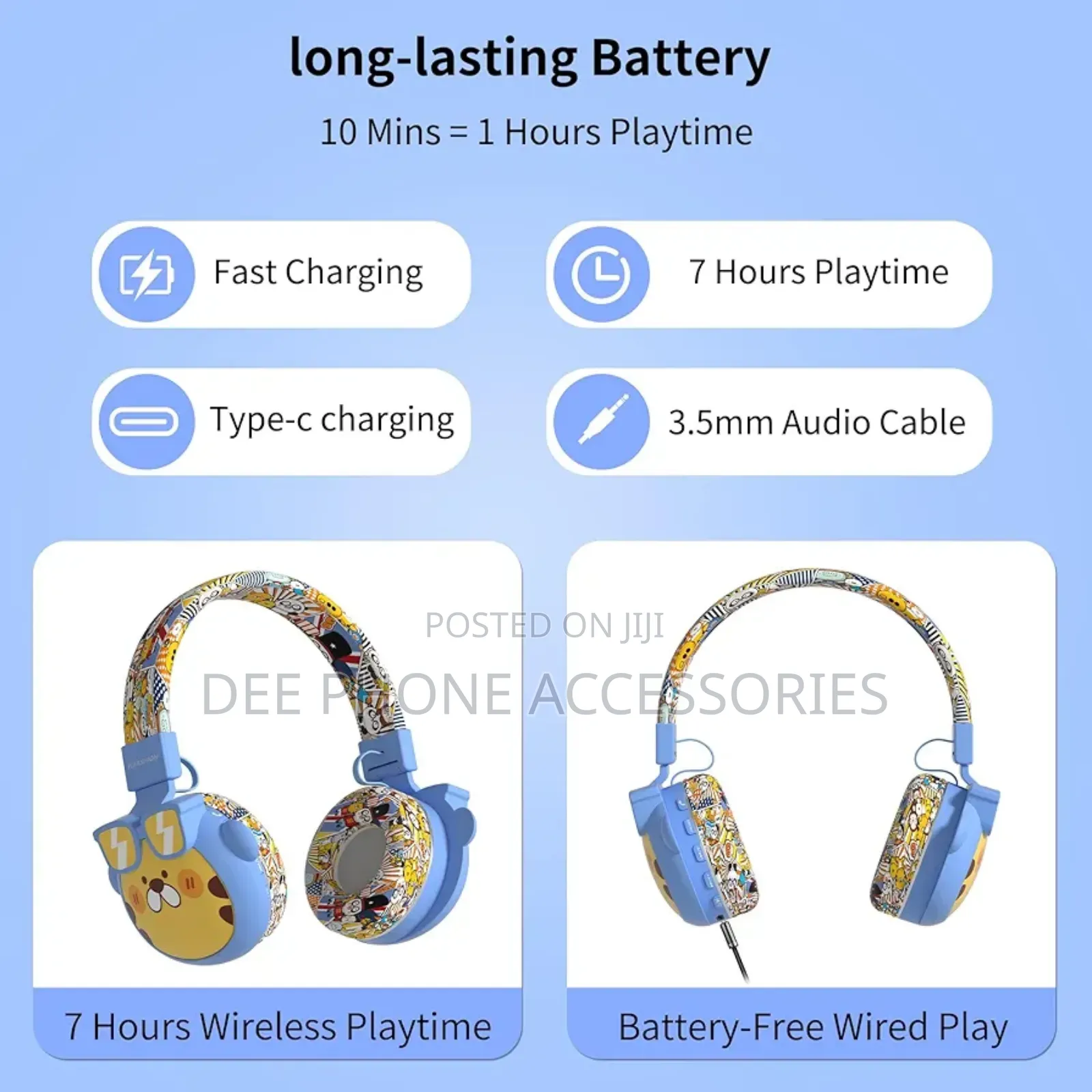 Kids Cat Port It St 851 Wireless Headphones