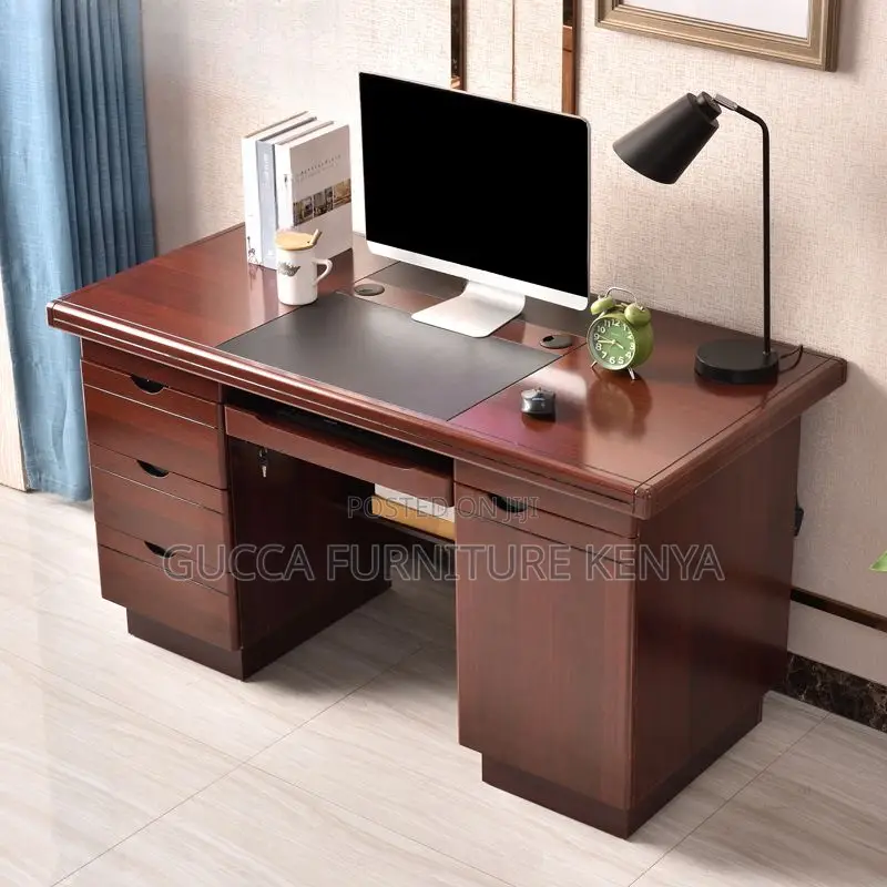1.2m Executive Mahogany Desk With Drawers