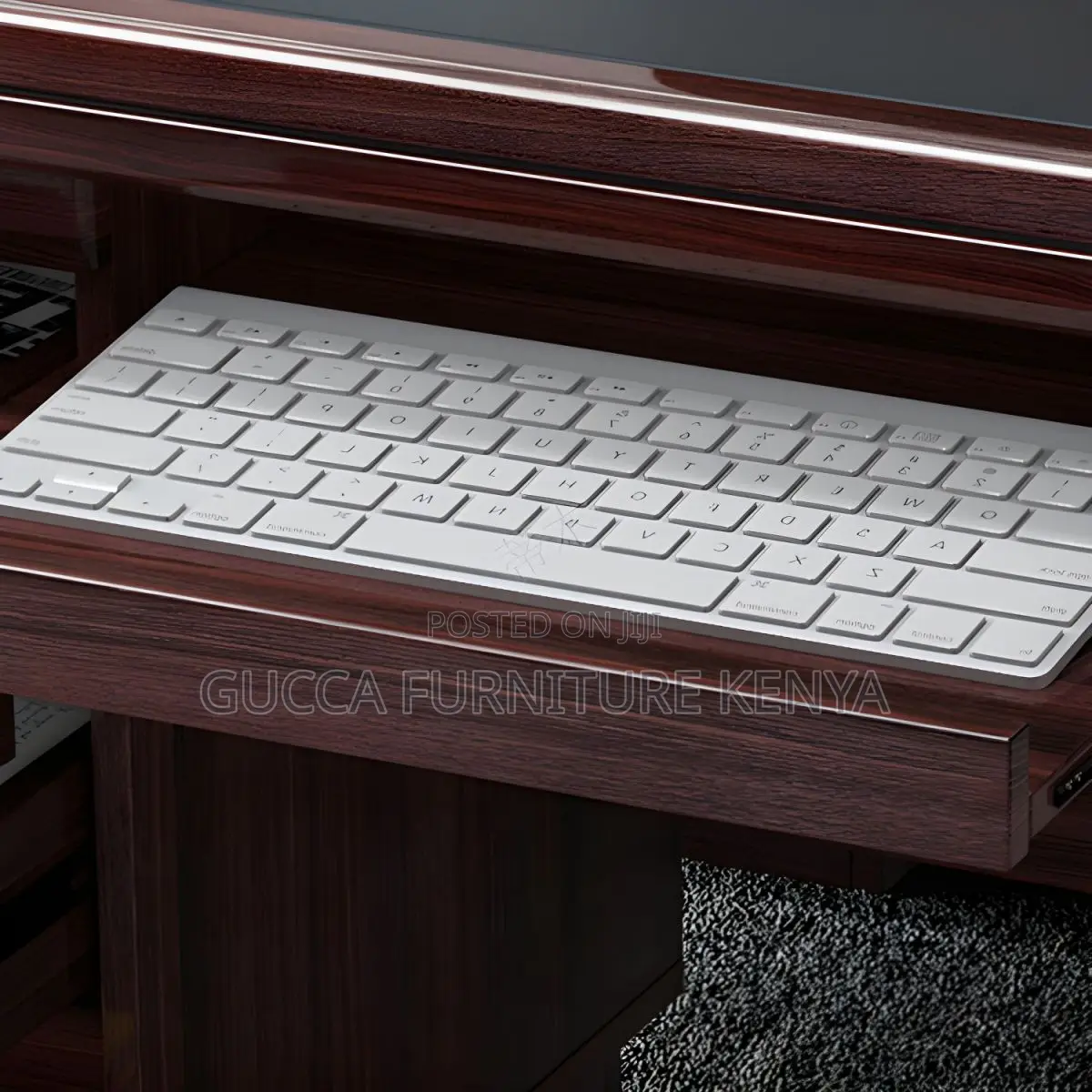 1.2m Executive Mahogany Desk With Drawers