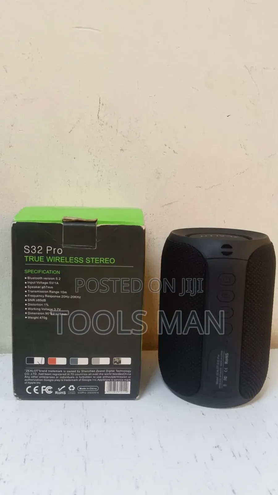 Zealot S32 Pro Portable Bluetooth Speaker.
