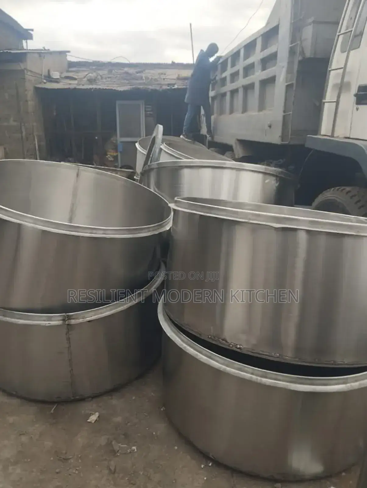 Commercial Stainless Steel Sufuria Heavy Duty