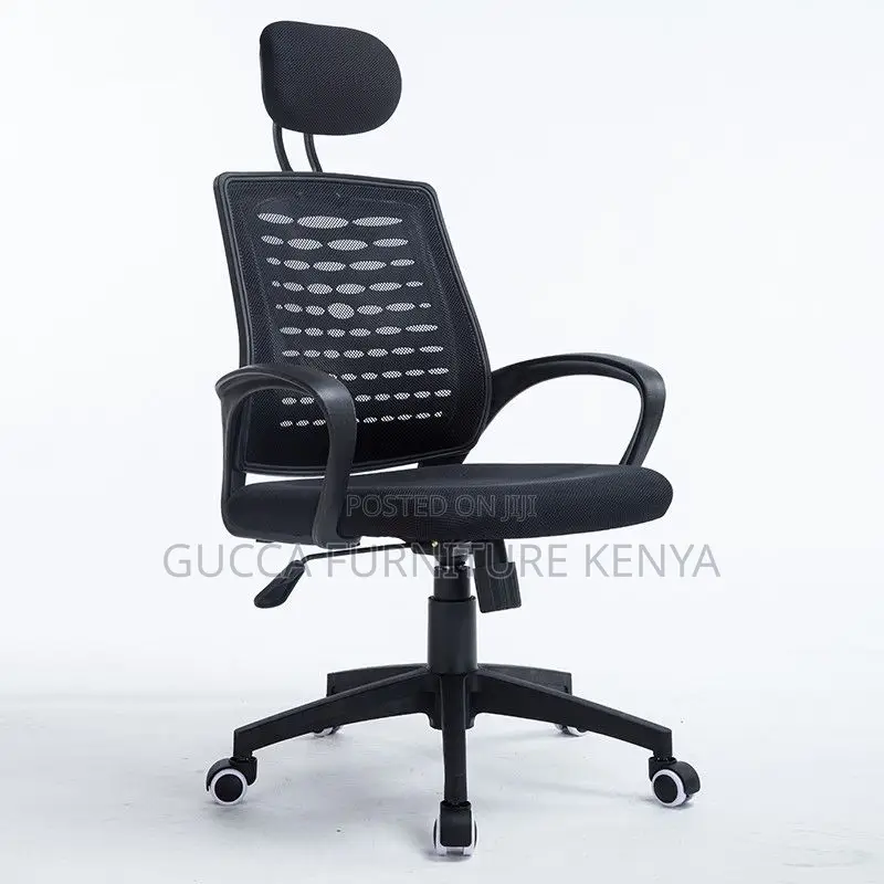 Secretarial Mesh Headrest Office Desk Chair
