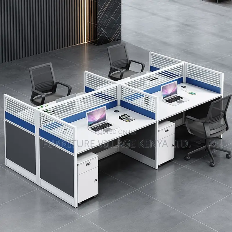 Office Workstations: 4-drawers Imported Workstation