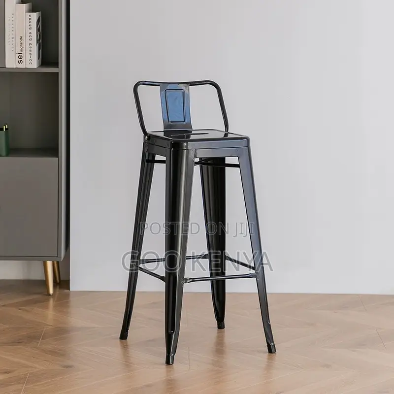 Home Bar Stool; Durable Modern High Bar Dining Chair for Restaurant