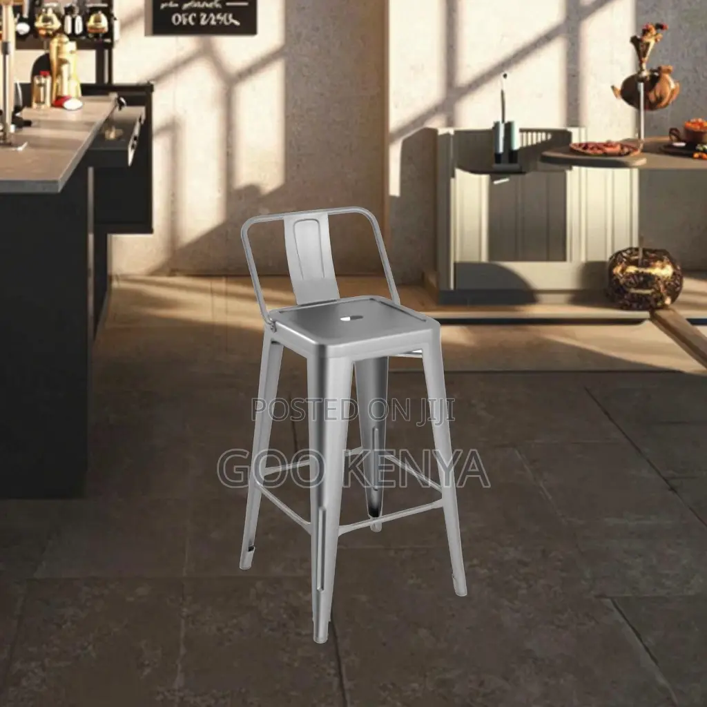 Home Bar Stool; Durable Modern High Bar Dining Chair for Restaurant
