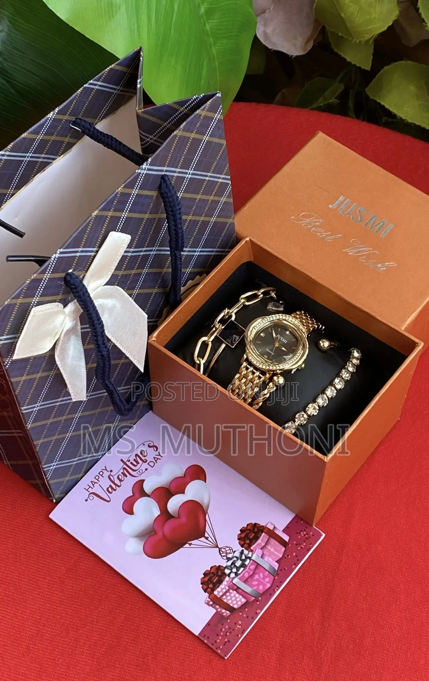  Bracelets/ Watch Valentines Ladies Gift Package