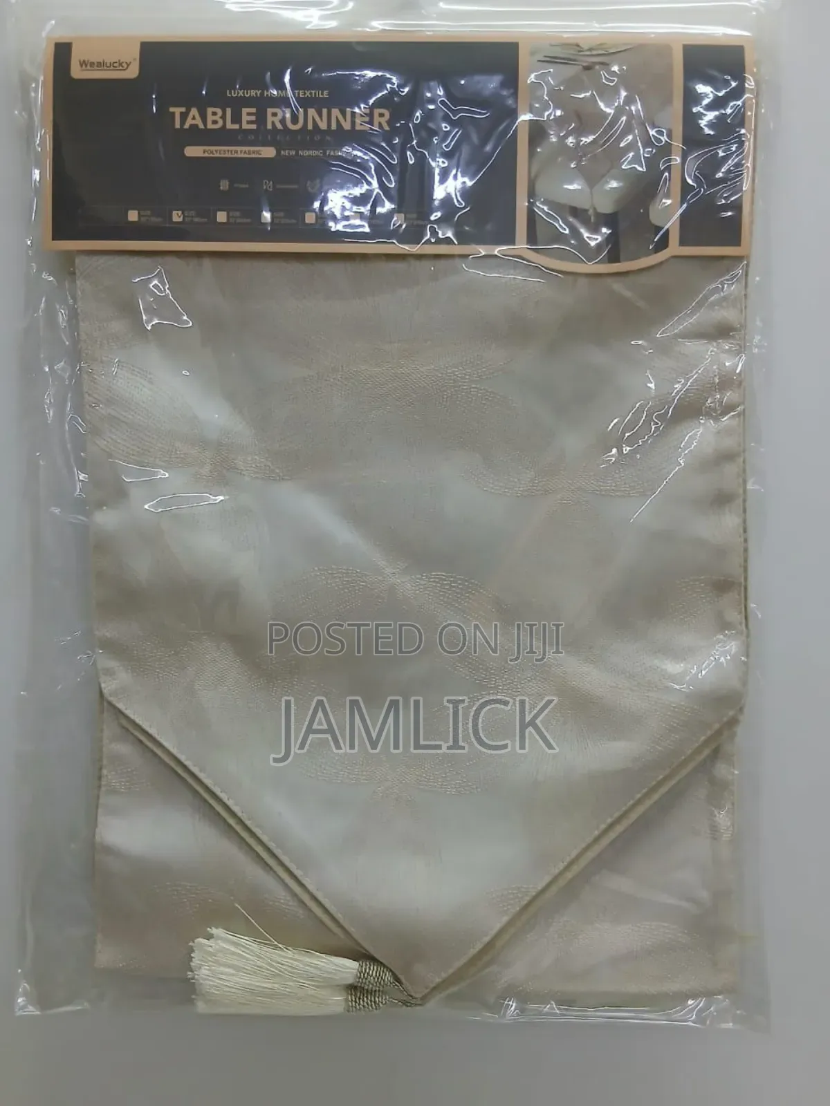 Simple Elegant Rectangular Table Runner –Bz