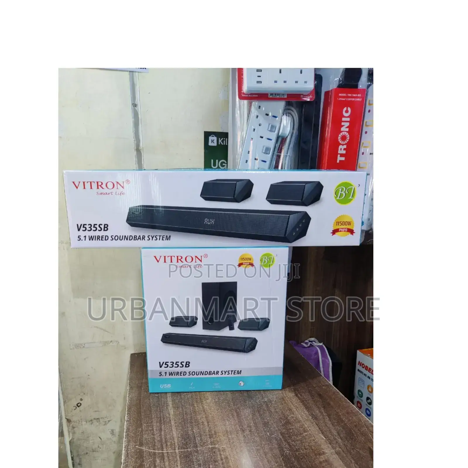 Vitron V535sb 5.1ch Soundbar System 115w With Subwoofer