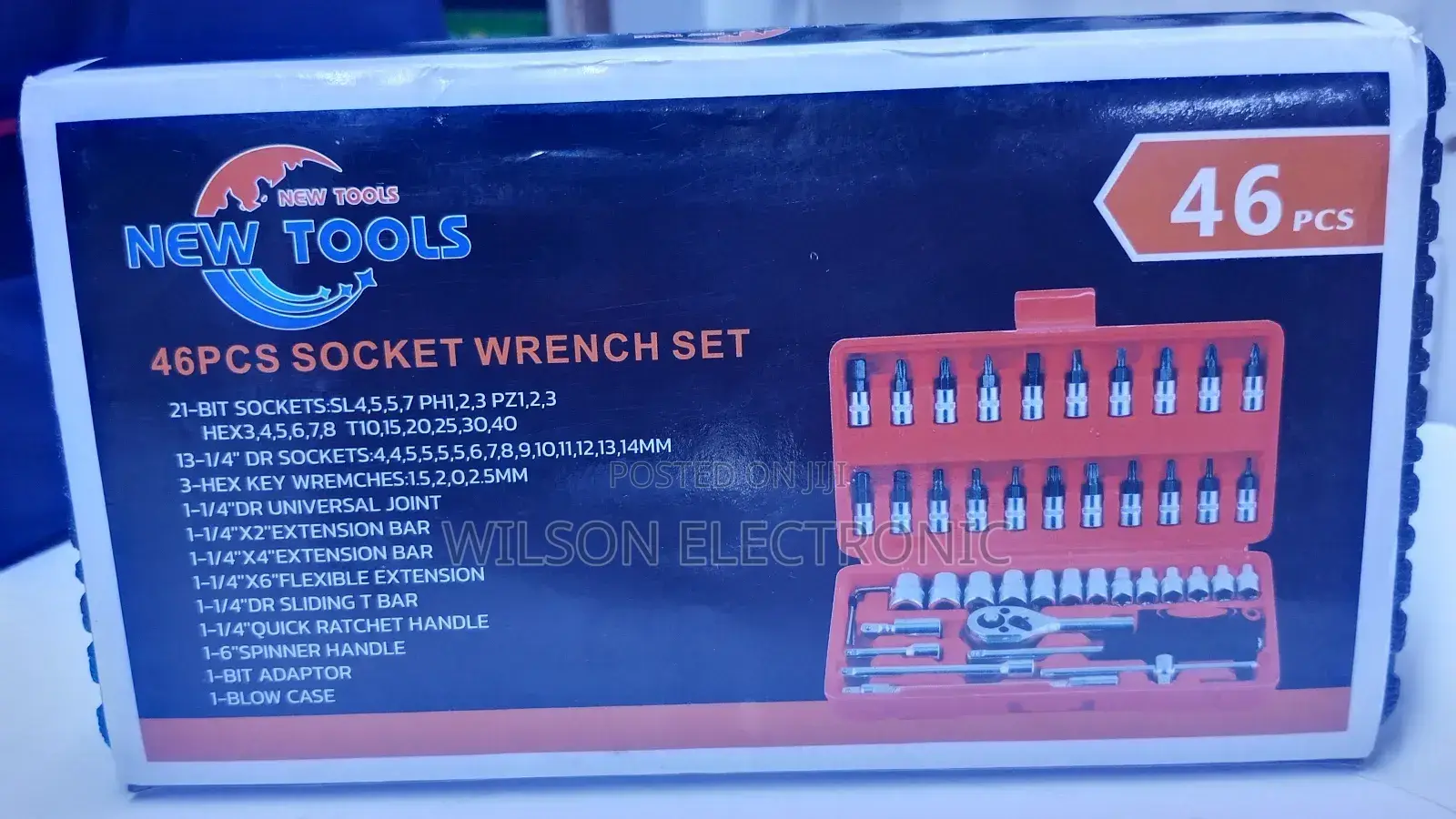 46pc Socket Wrench Set.