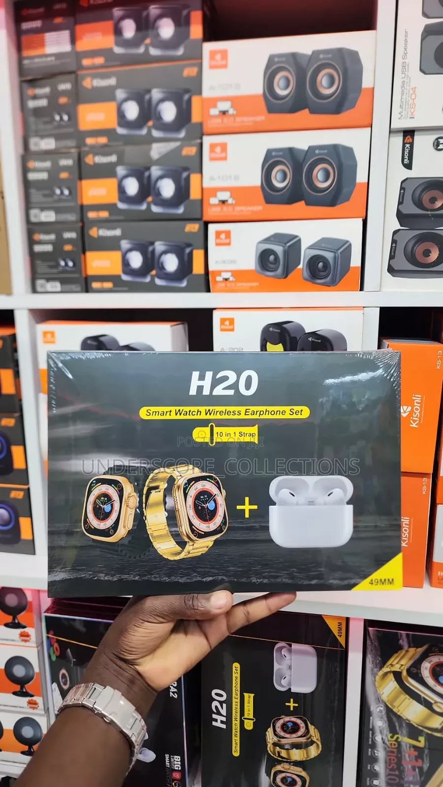 H20 Smart Watch Wireless Earphone Set