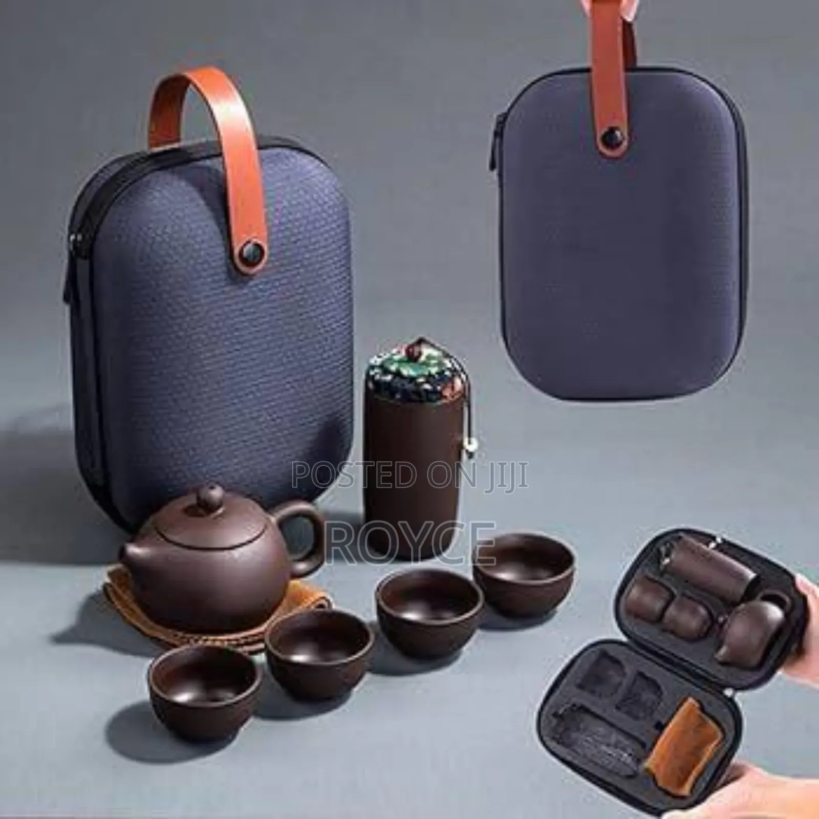 Travel Ceramic Kungfu Teapot Set