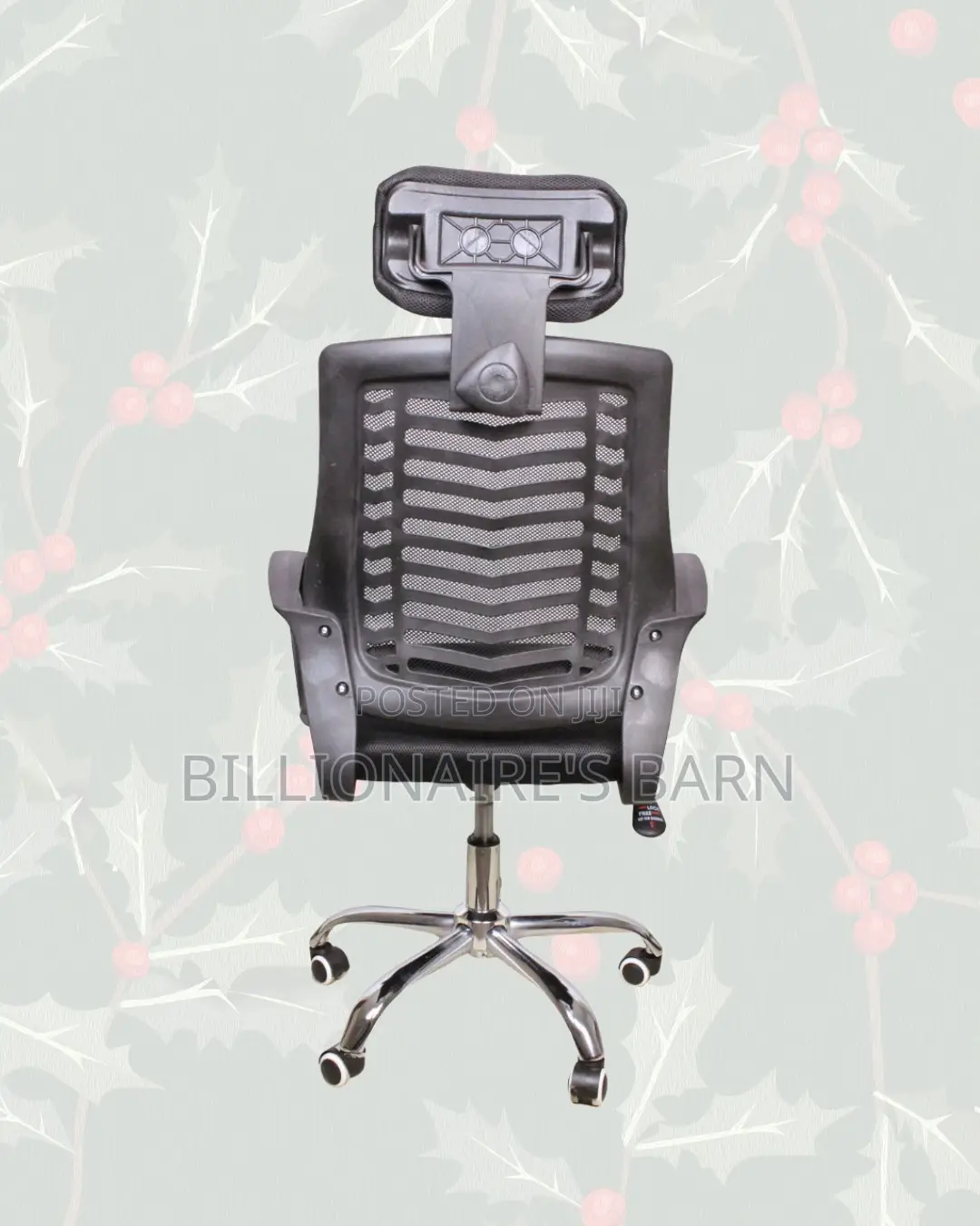 Office Chair With Adjustable Headrest • Office-Ready Style