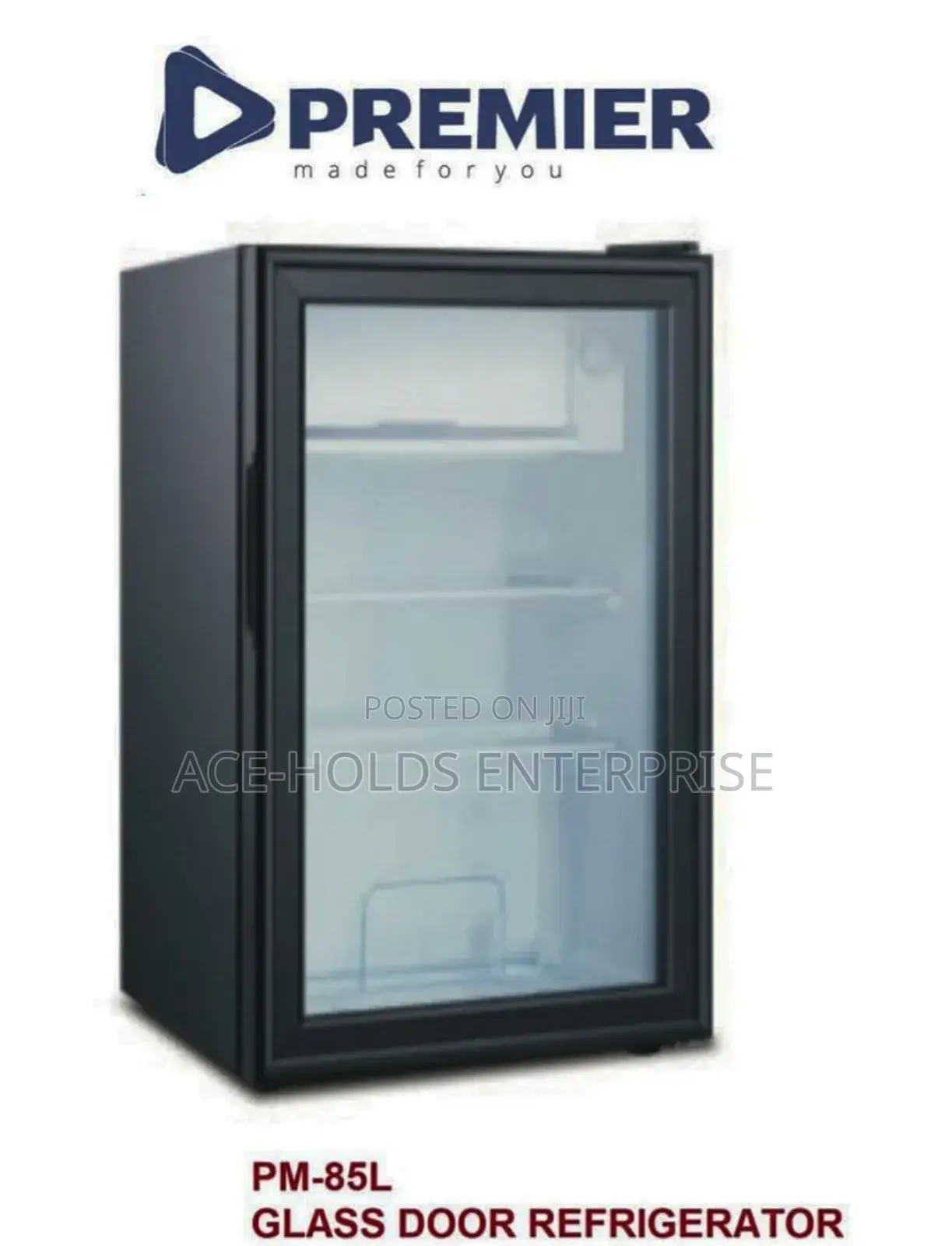 Premier 85 Litres Showcase Chiller Fridge - 10l Freezer Capacity