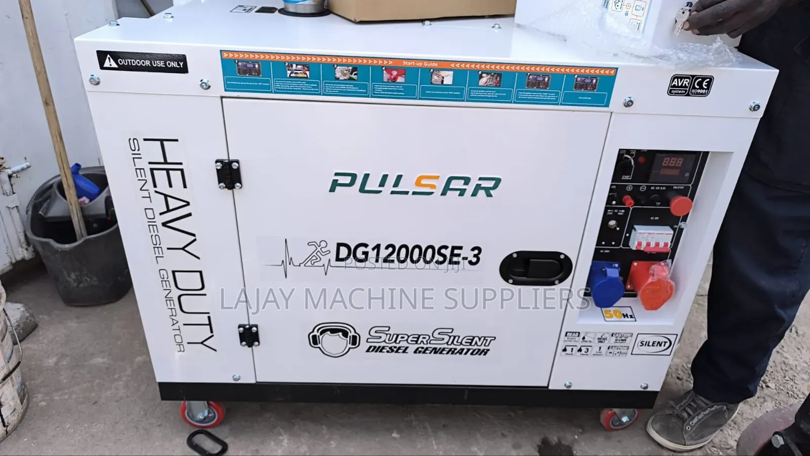 12.5kva Pulsar Diesel Silent Generator With Ats – 3 Phase Heavy Duty
