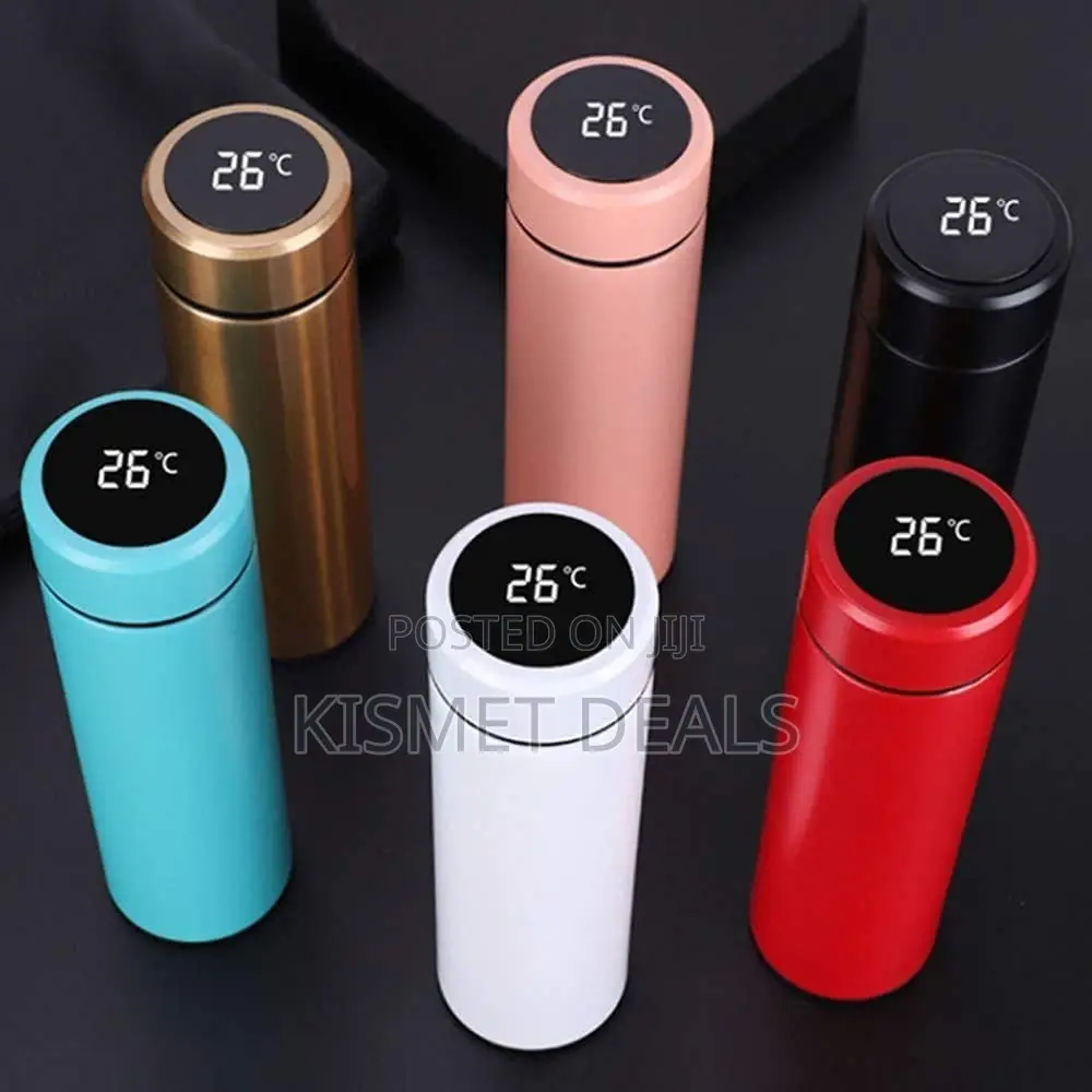 Smart Flask Mug Cup Digital Temperature Display Thermometer 500ml