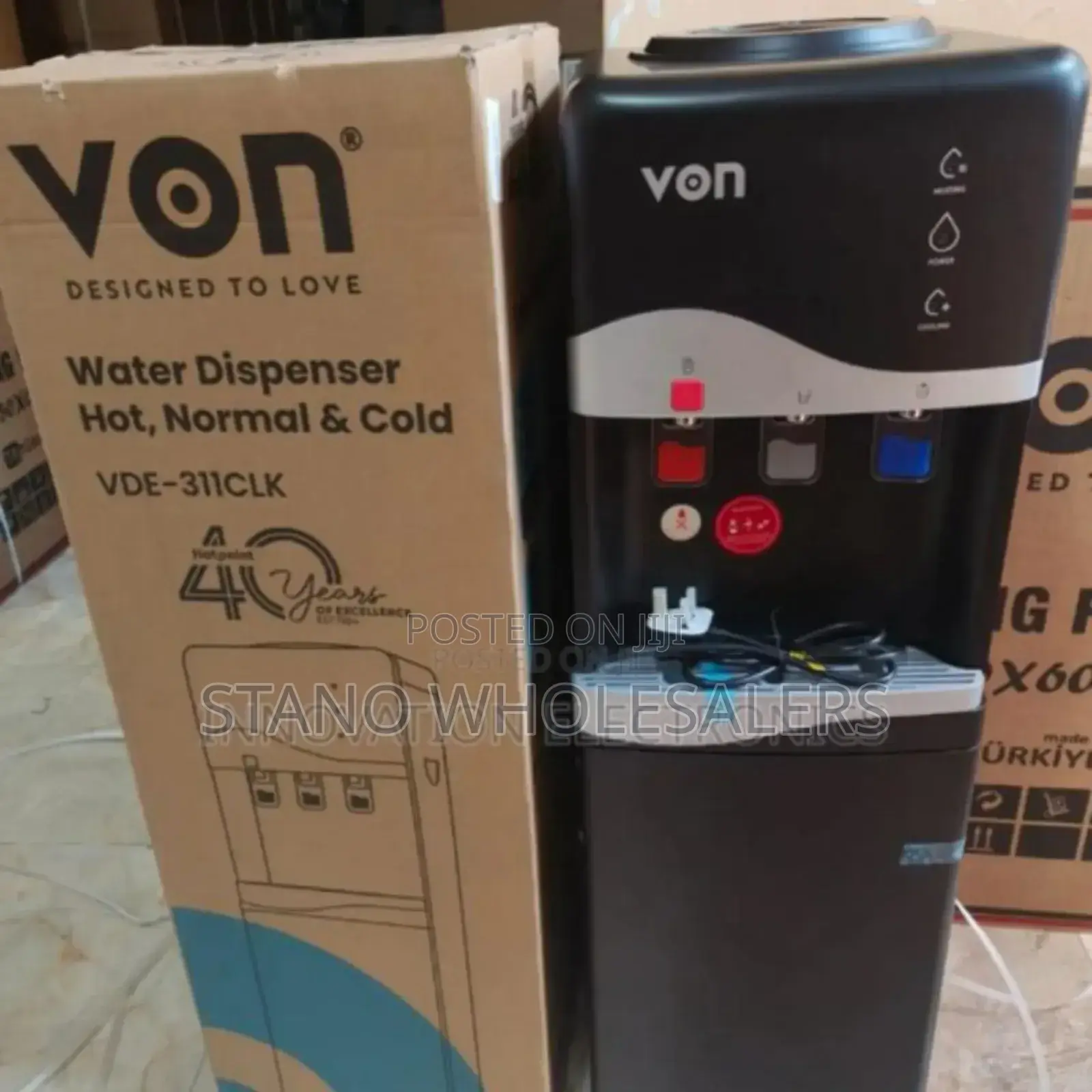 Brand New Original Von Black 3tap Dispenser