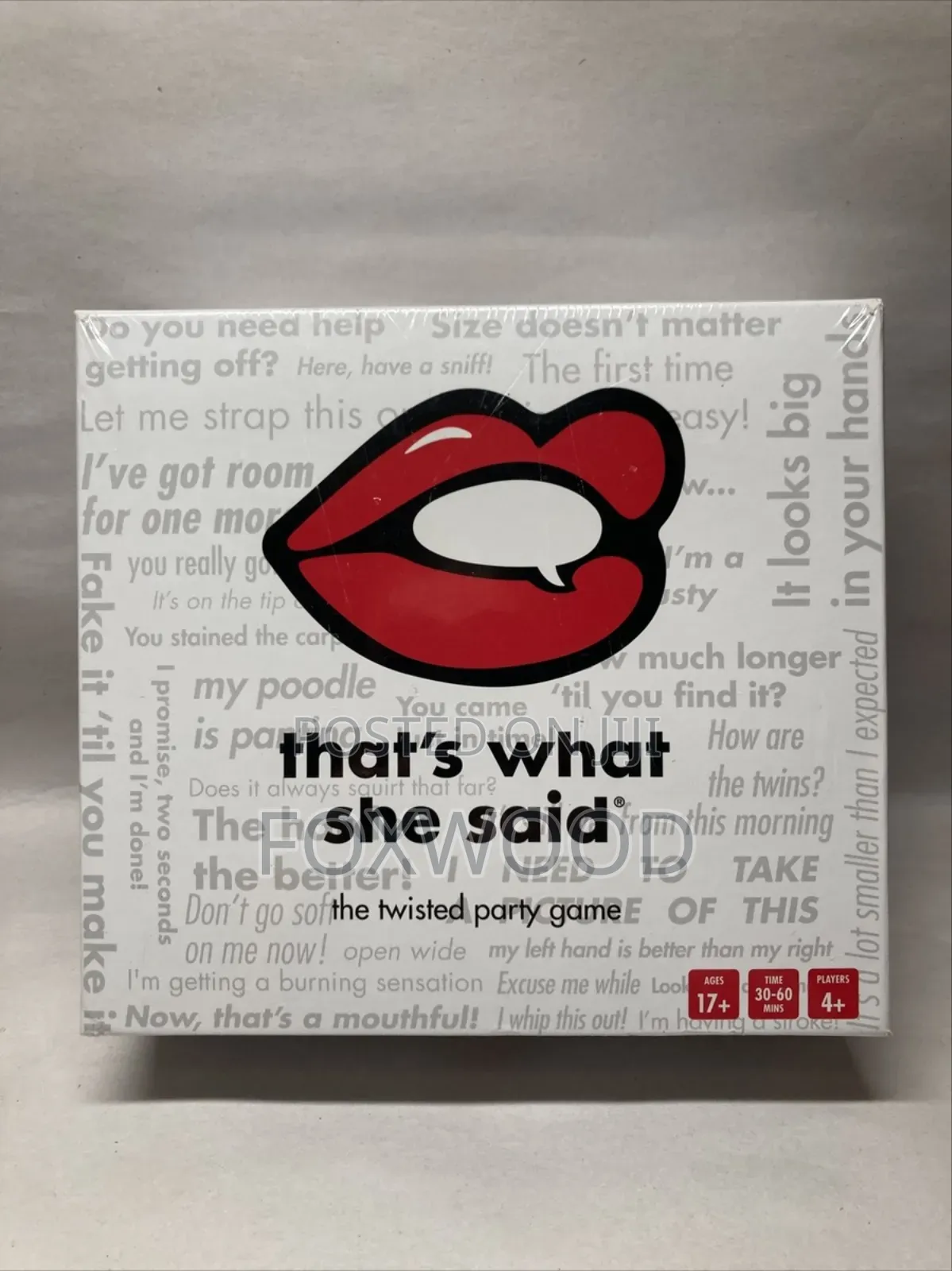 That's What She Said Card Party Game + Free Dice