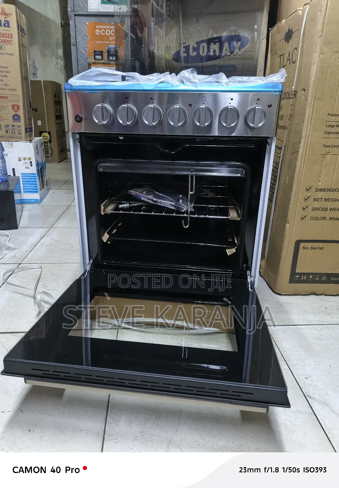 Haier 60*60 Standing Cooker, 3+1 With Flame Failures Detector