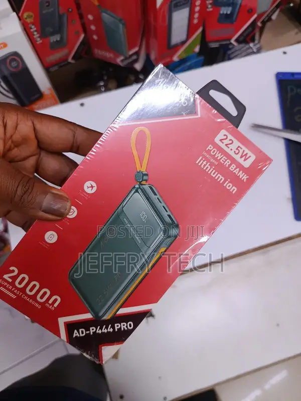 Aldeepo Ad-P444 Pro Power Bank. 
It Has a Capacity of 20000mah.