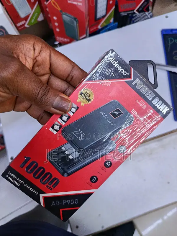 Aldeepo Ad-P900 10000mah Super Fast Charging Power Bank.