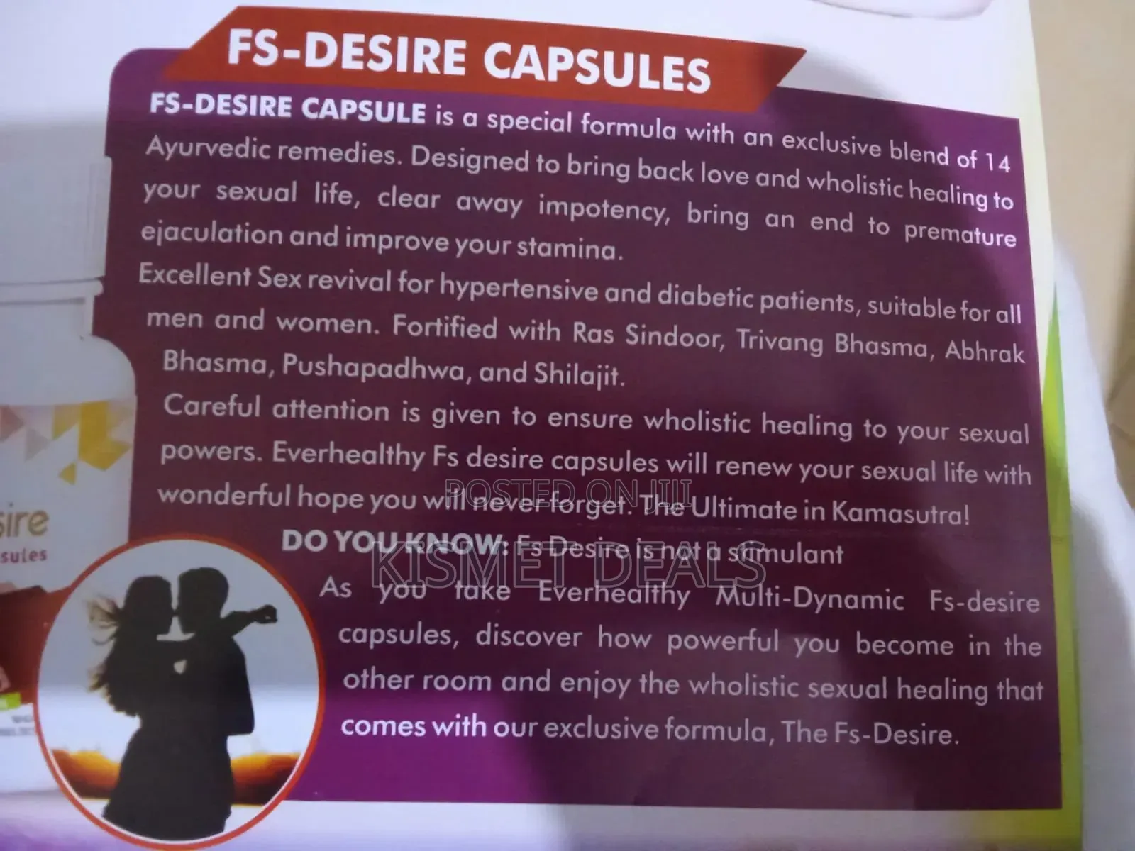 Everhealthy Fs Desire Capsules and Oil