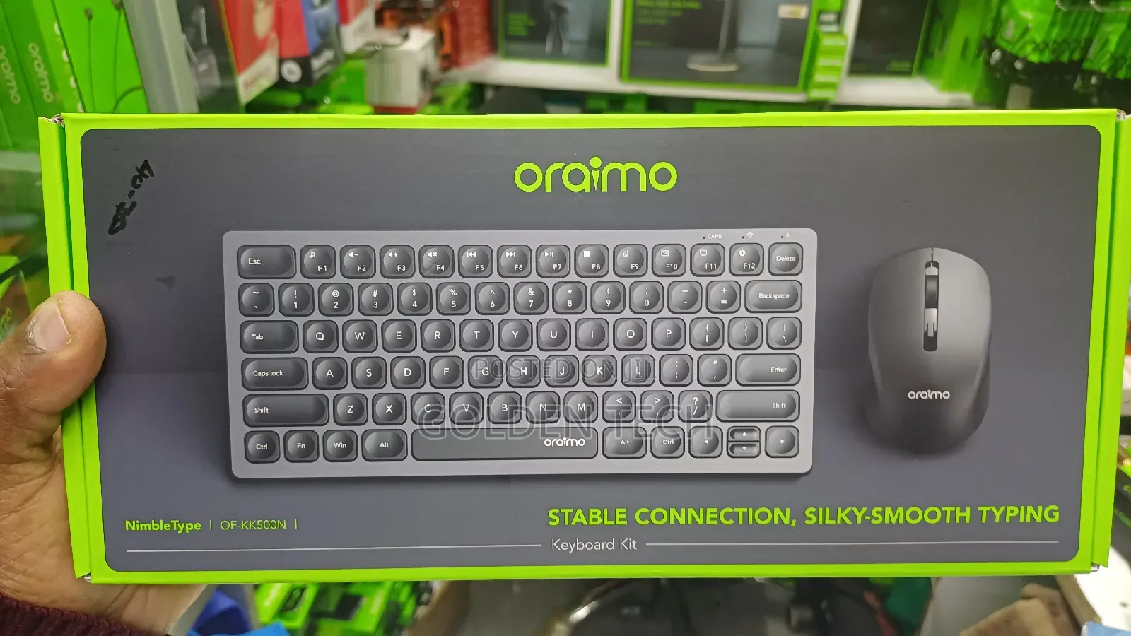 Oraimo Rechargeable Wireless Keyboard Mouse Combo for Home Office
