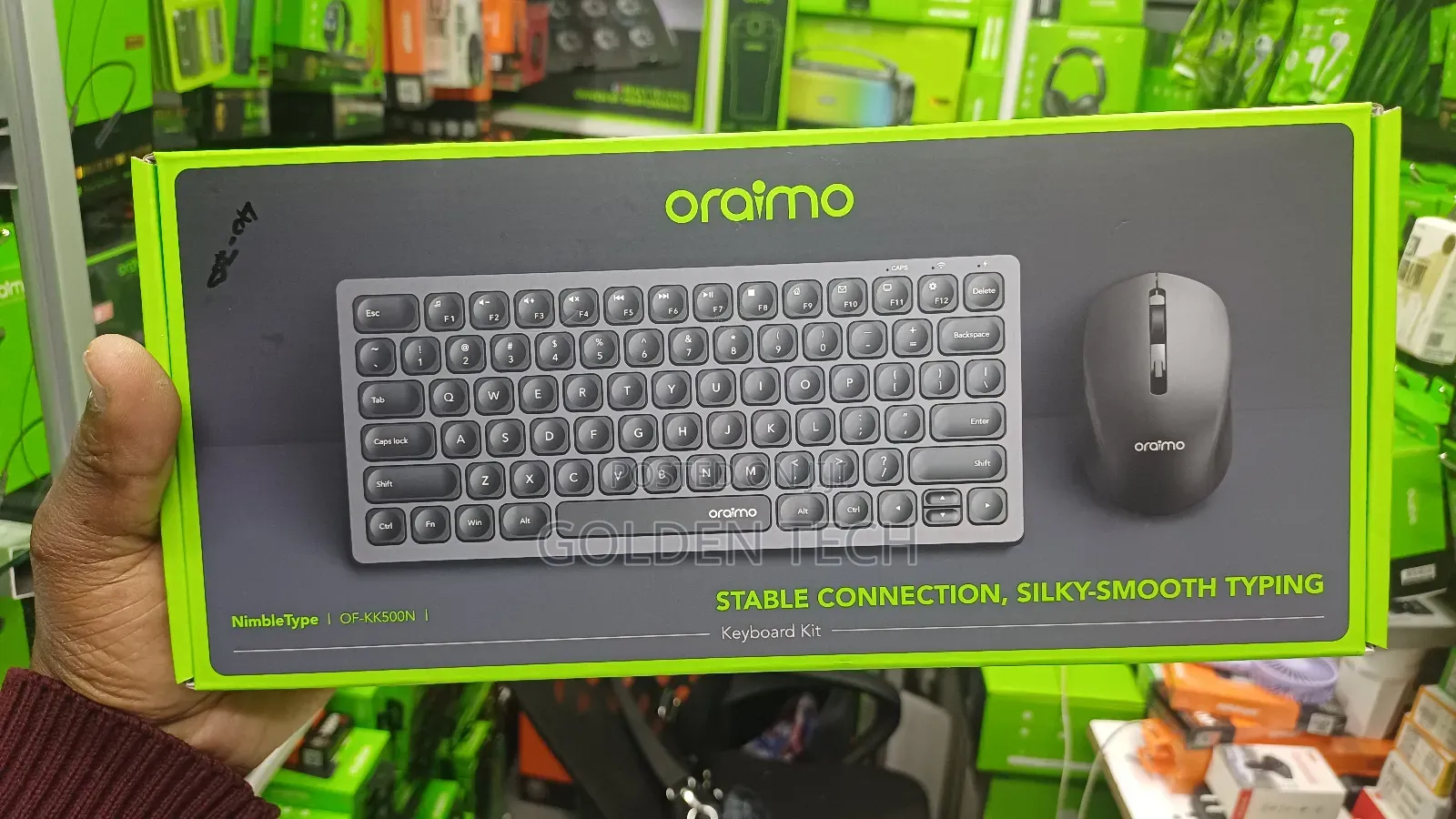 Oraimo Rechargeable Wireless Keyboard Mouse Combo for Home Office