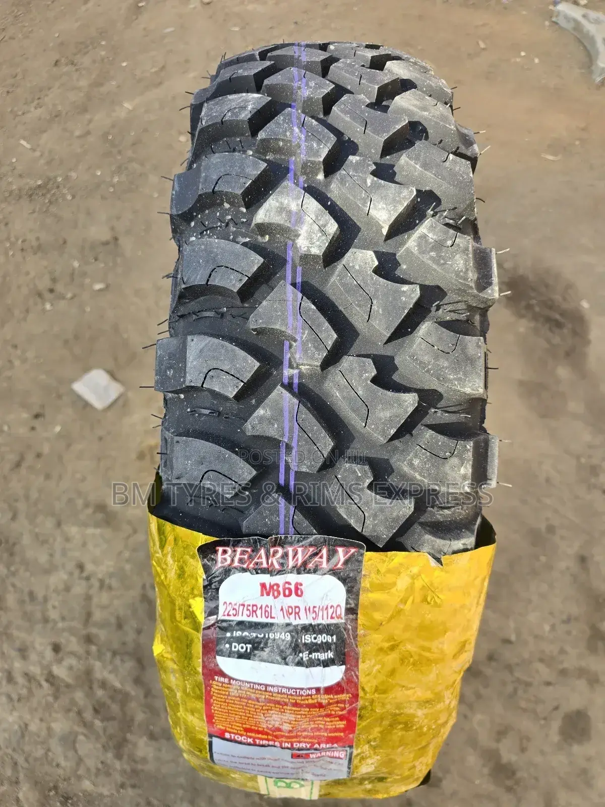 Lt 225 /75 R16 Bearway Tyres (Mud Terrein)