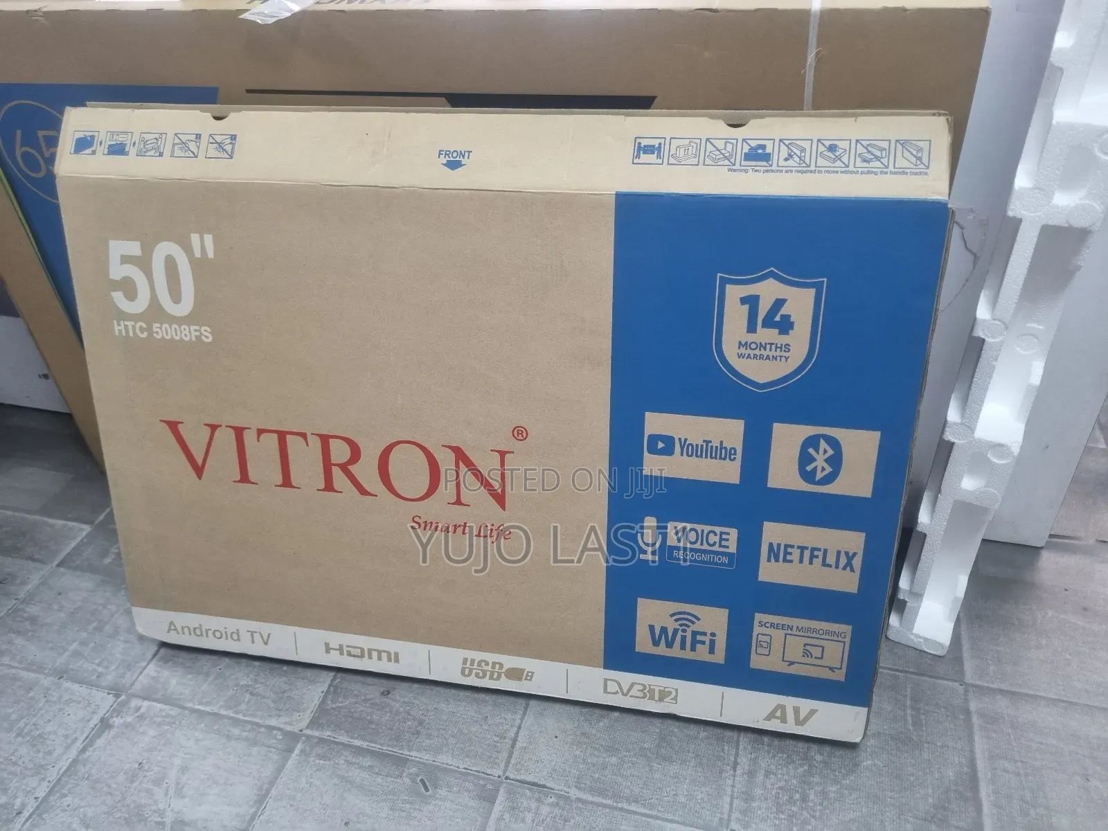 Vitron 50 Inch Frameless Uhd Android Tv