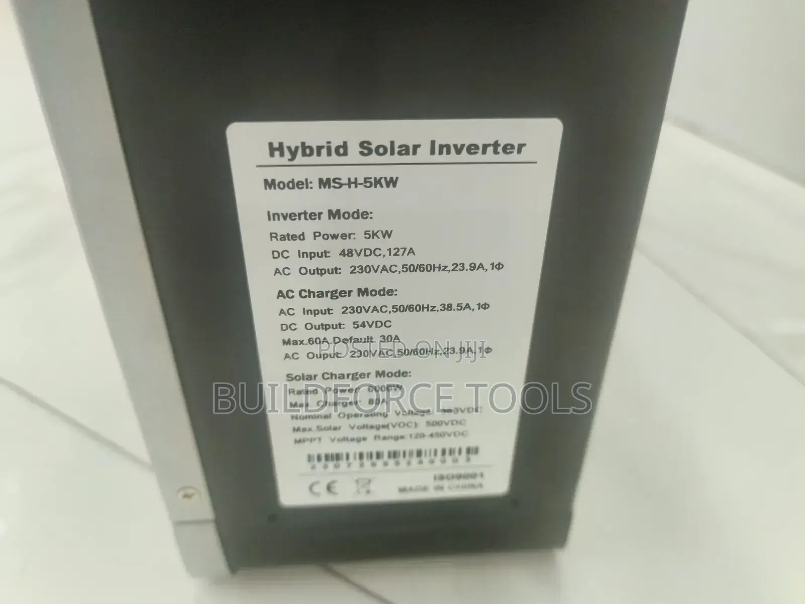 Hybrid Solar Power Inverter 48vc 12v