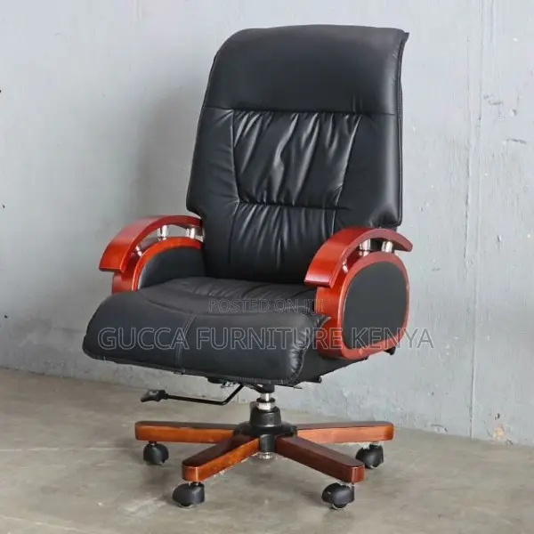 Office Directors Reclining Leather Chair