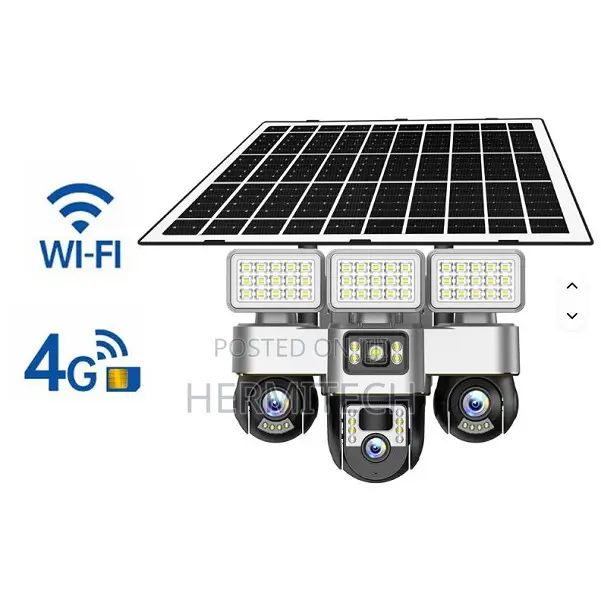 V380 Pro App 3 Lens Pan-Tilt Intelligent Camera for Outdoor