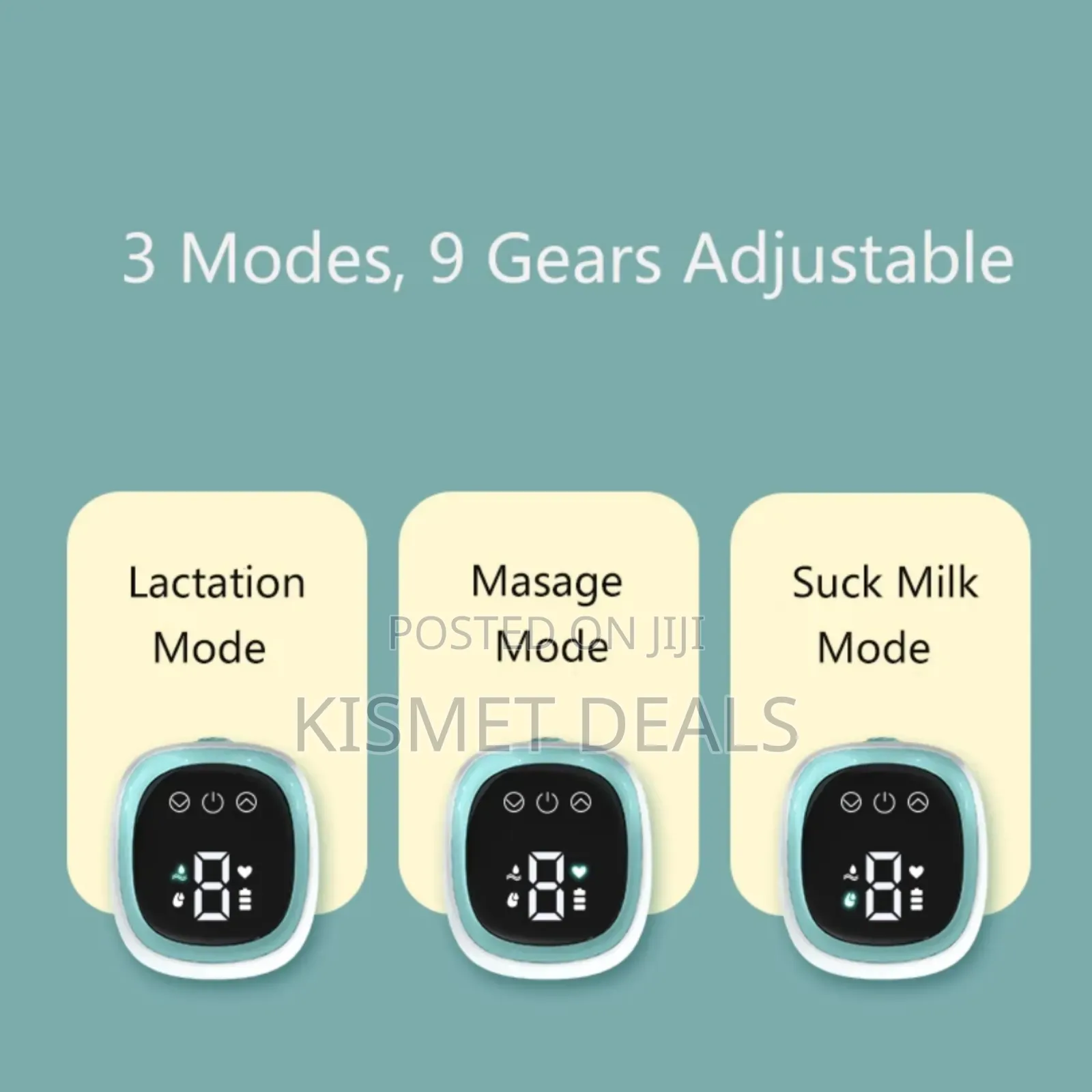 Smart 9 Speed Rechargable Multifunction Breast Milk Pump Plus Cupper