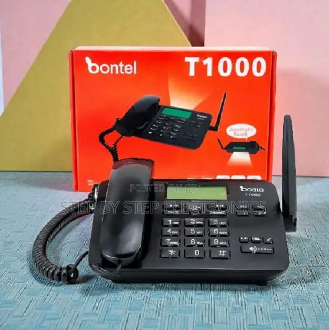 Bontel GSM Landline Desktop Phone Portable Rechargeable