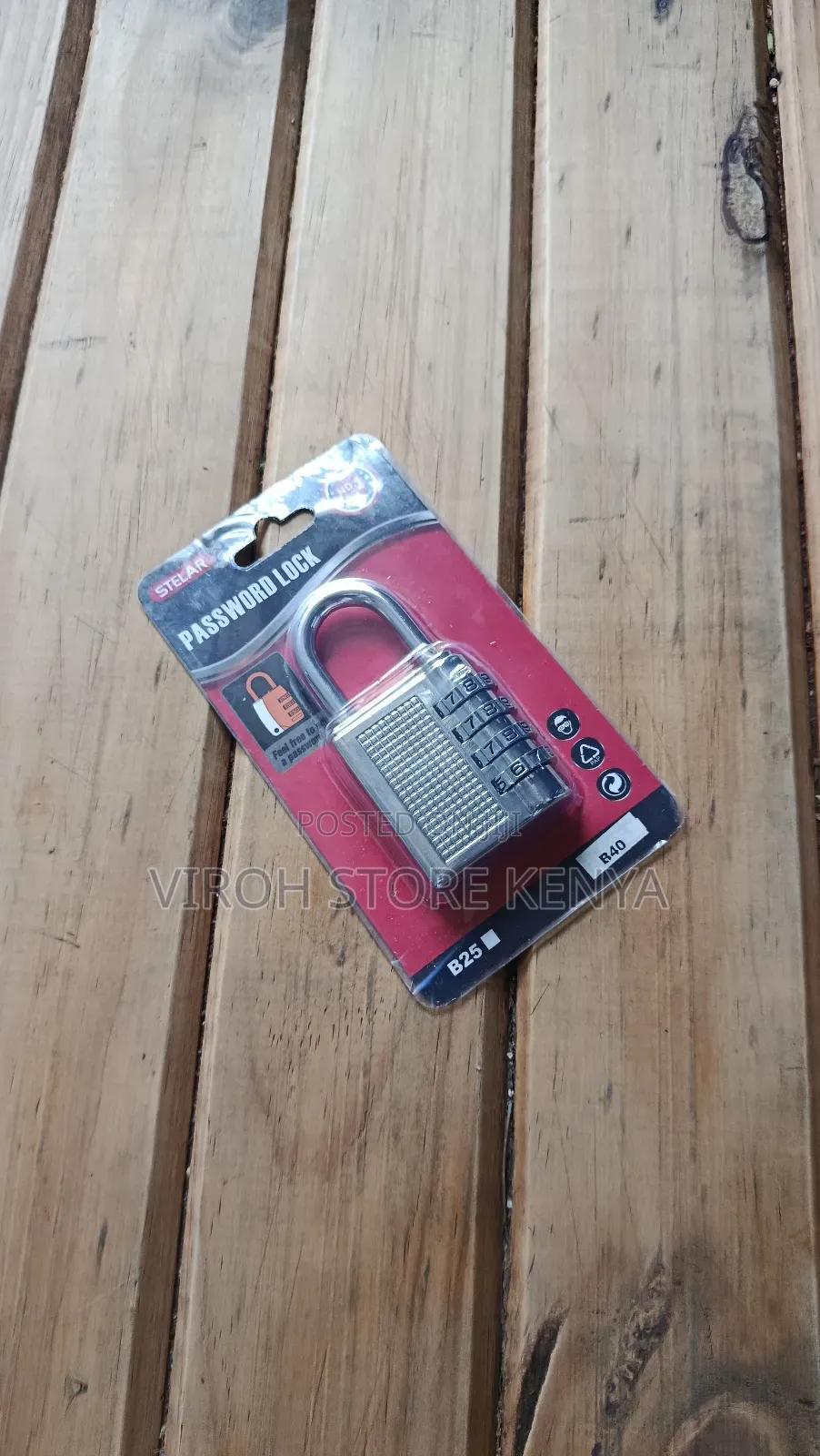 Password Padlock 4 Digits Pin Combination Padlock