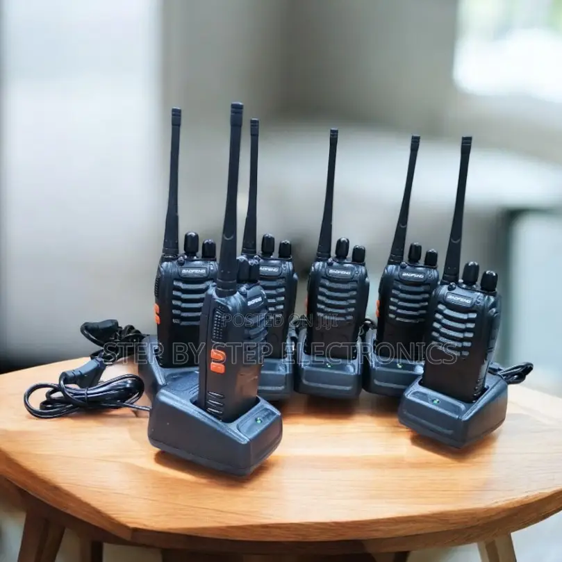 Long Lasting Quality Baofeng Bf-888s Walkie Talkie Radio Calls- 6 PCS