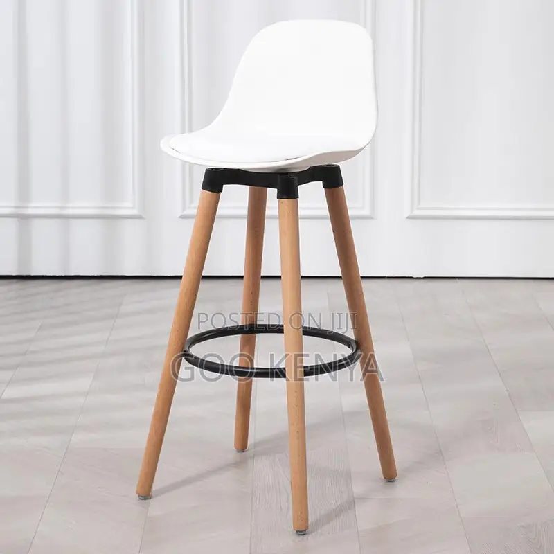 Home Counter Stool; Leisure Bar Stool With Nordic Minimalist Design