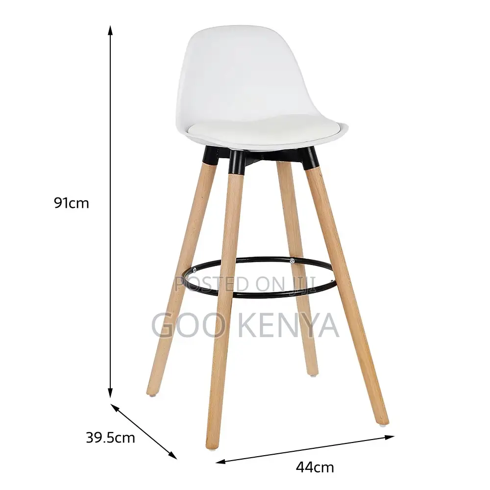 Home Counter Stool; Leisure Bar Stool With Nordic Minimalist Design