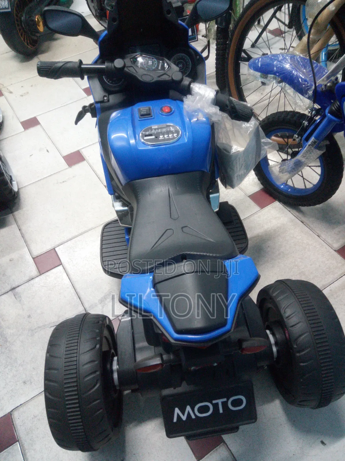 Kids Electric Motor Bike With 3 Wheels