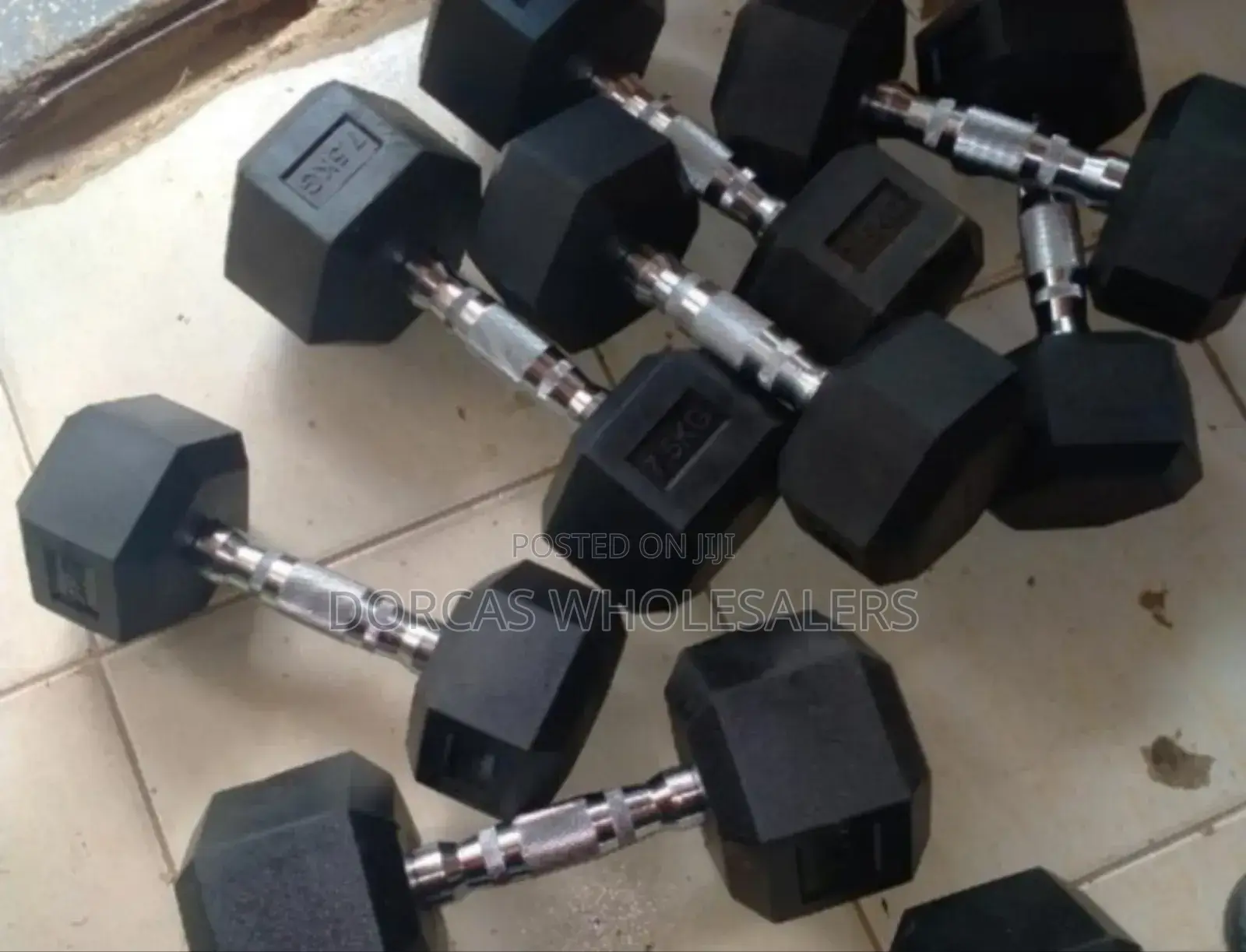 Restoçked 20kgs Hex Dumbells