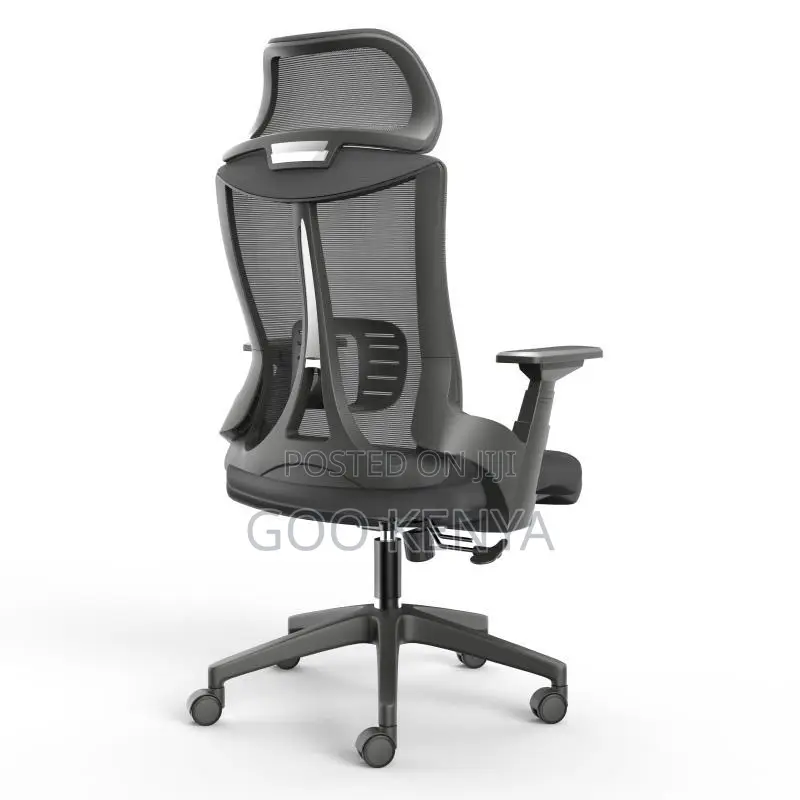 Office Chair;High-back Mesh Office Chair With Tilt, Swivel, And Wheels