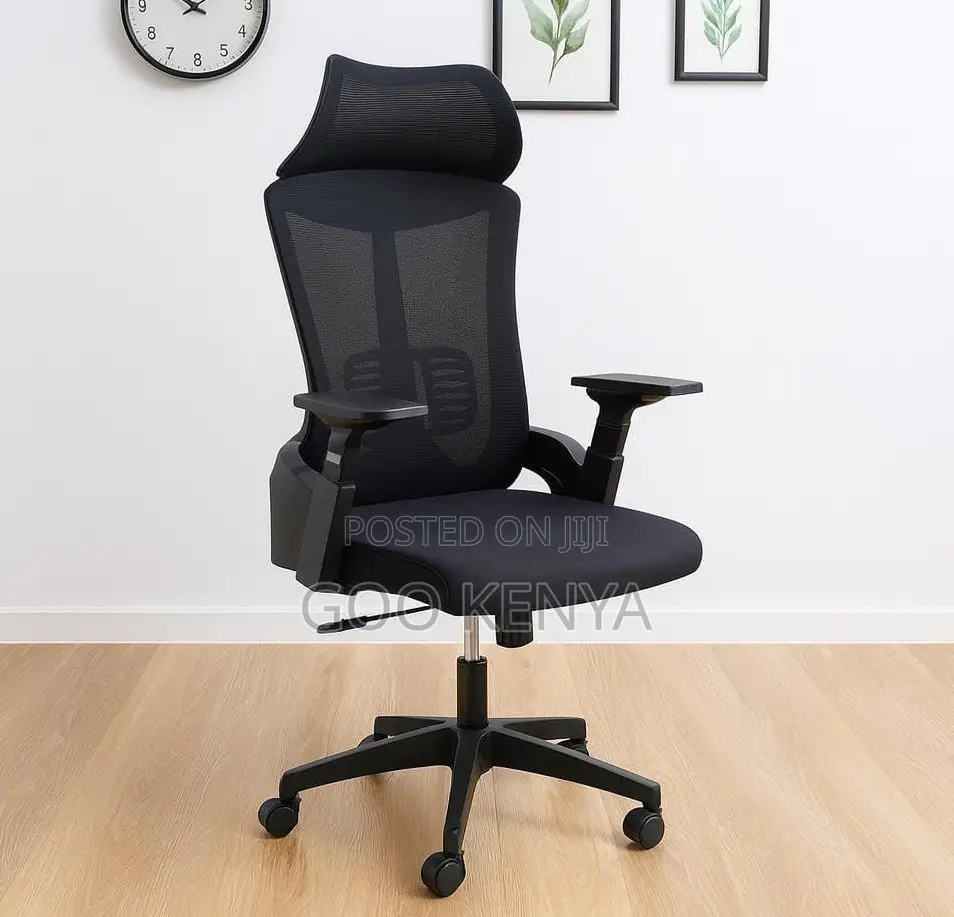 Office Chair;High-back Mesh Office Chair With Tilt, Swivel, And Wheels